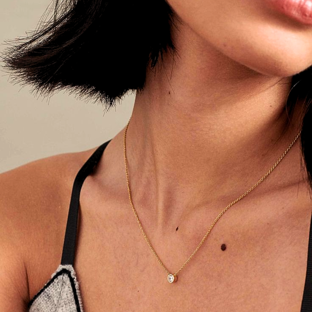 Moonstone Pendant Necklace
