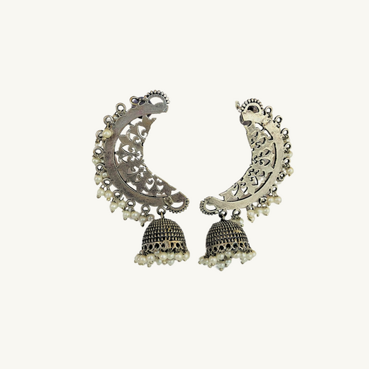 Peacock Earcuffs