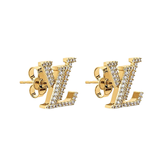 Sparkling LV Studs