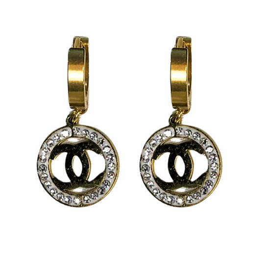 Chanel Twisted Hoops