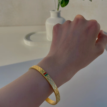 Cartier Inspired Nail, Love & Charm Bangle Set