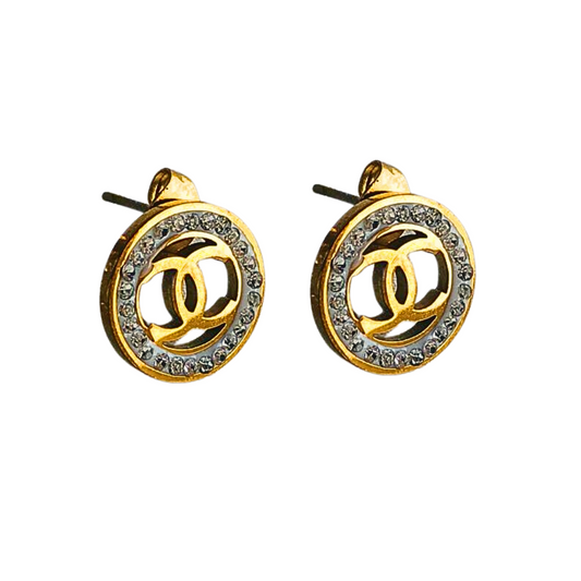 Chanel Dazzling CC Studs