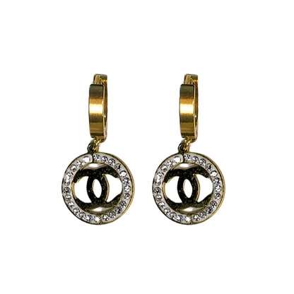 Chanel Twisted Hoops  Earrings