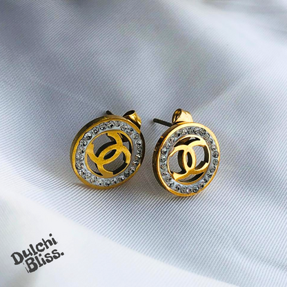 Chanel Dazzling CC Studs