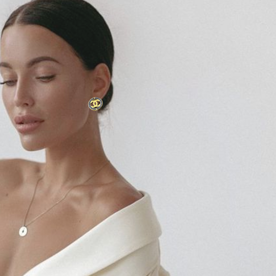 Chanel Dazzling CC Studs