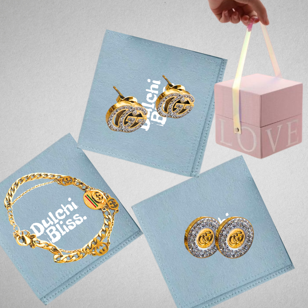 Gucci-Inspired Jewelry Set Bundle