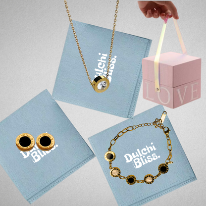 Roman Numeral Jewelry Set