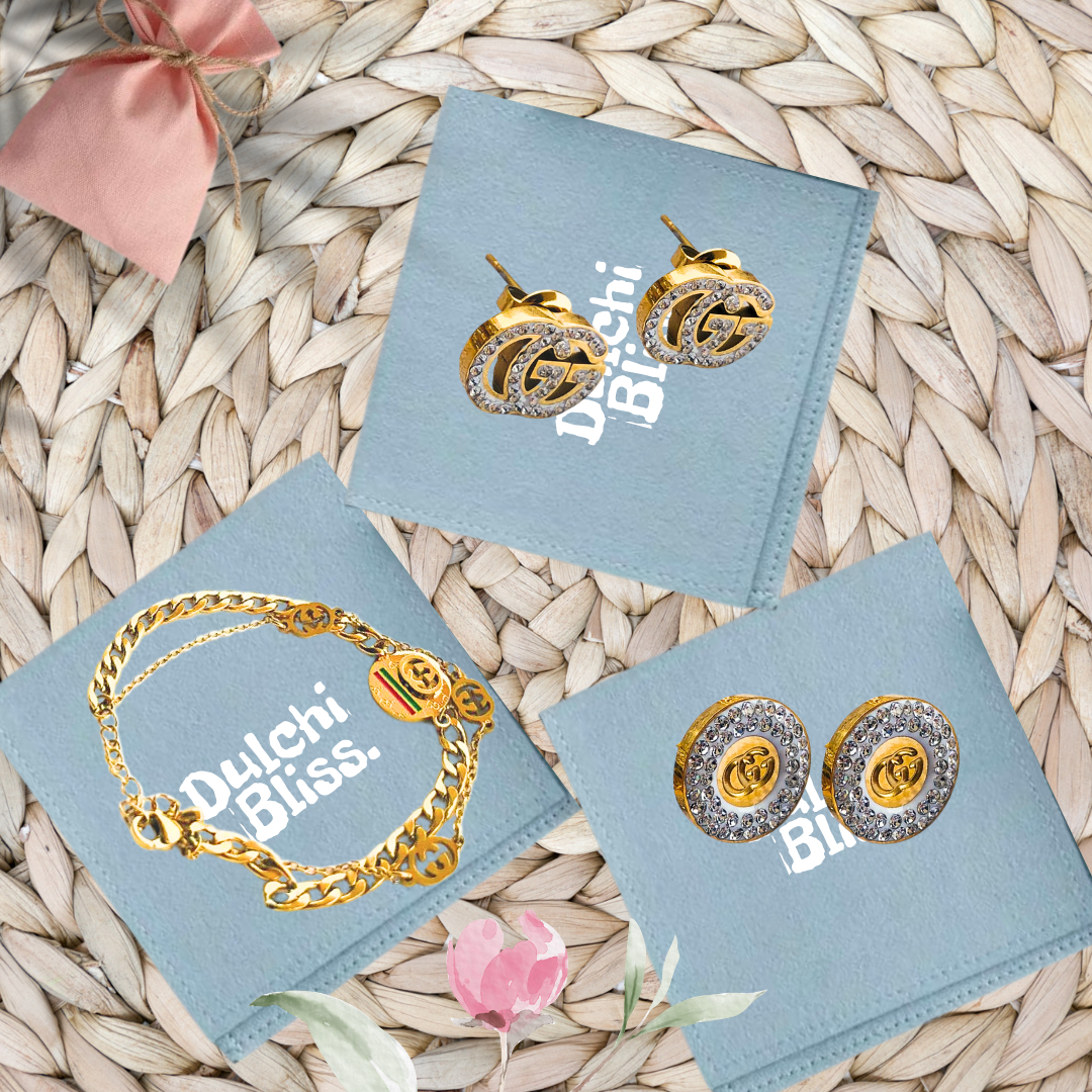 Gucci-Inspired Jewelry Set Bundle