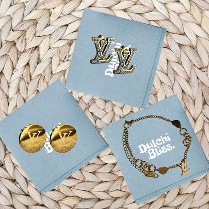 Louis Vuitton-Inspired Jewelry Set Bundle
