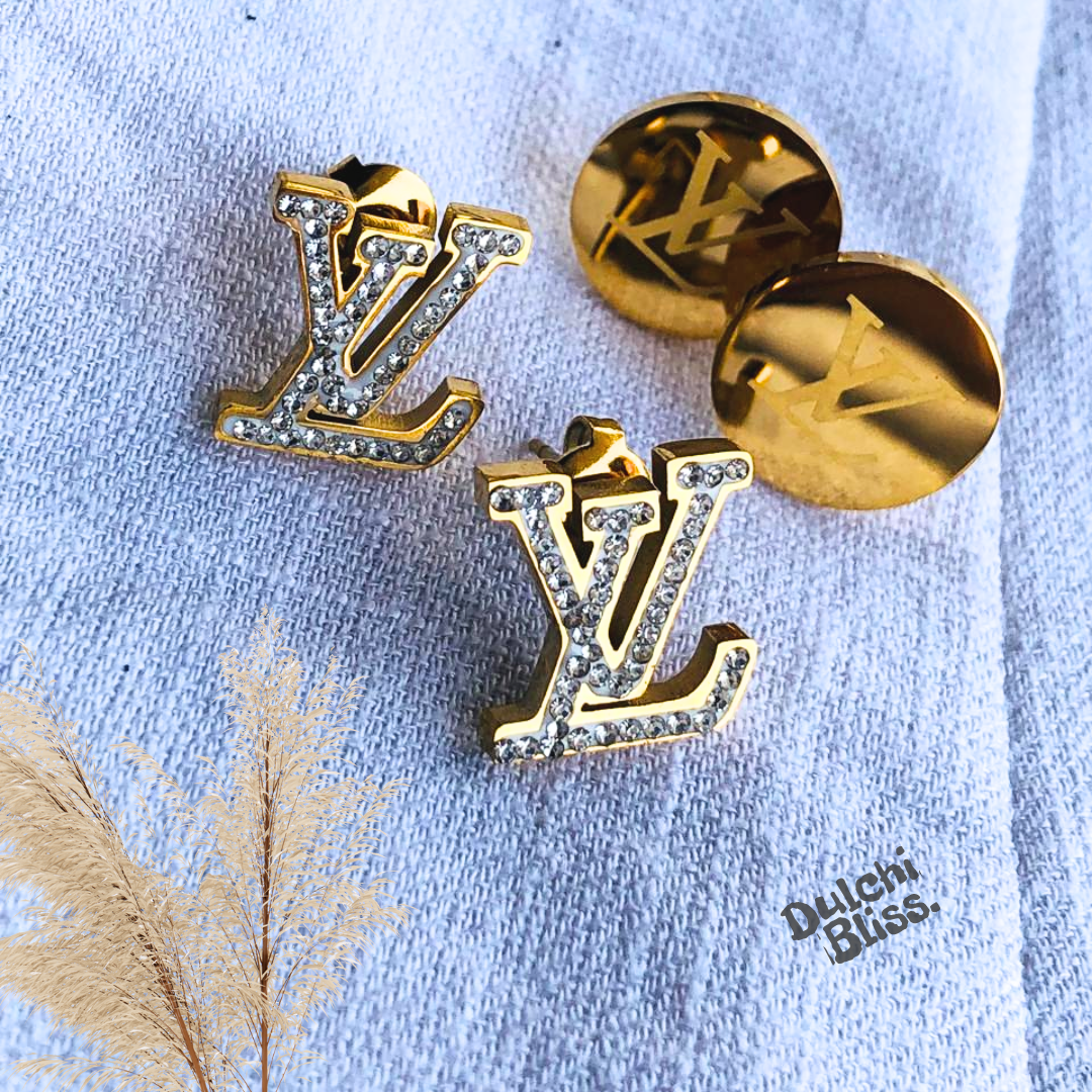 Louis Vuitton-Inspired Jewelry Set Bundle