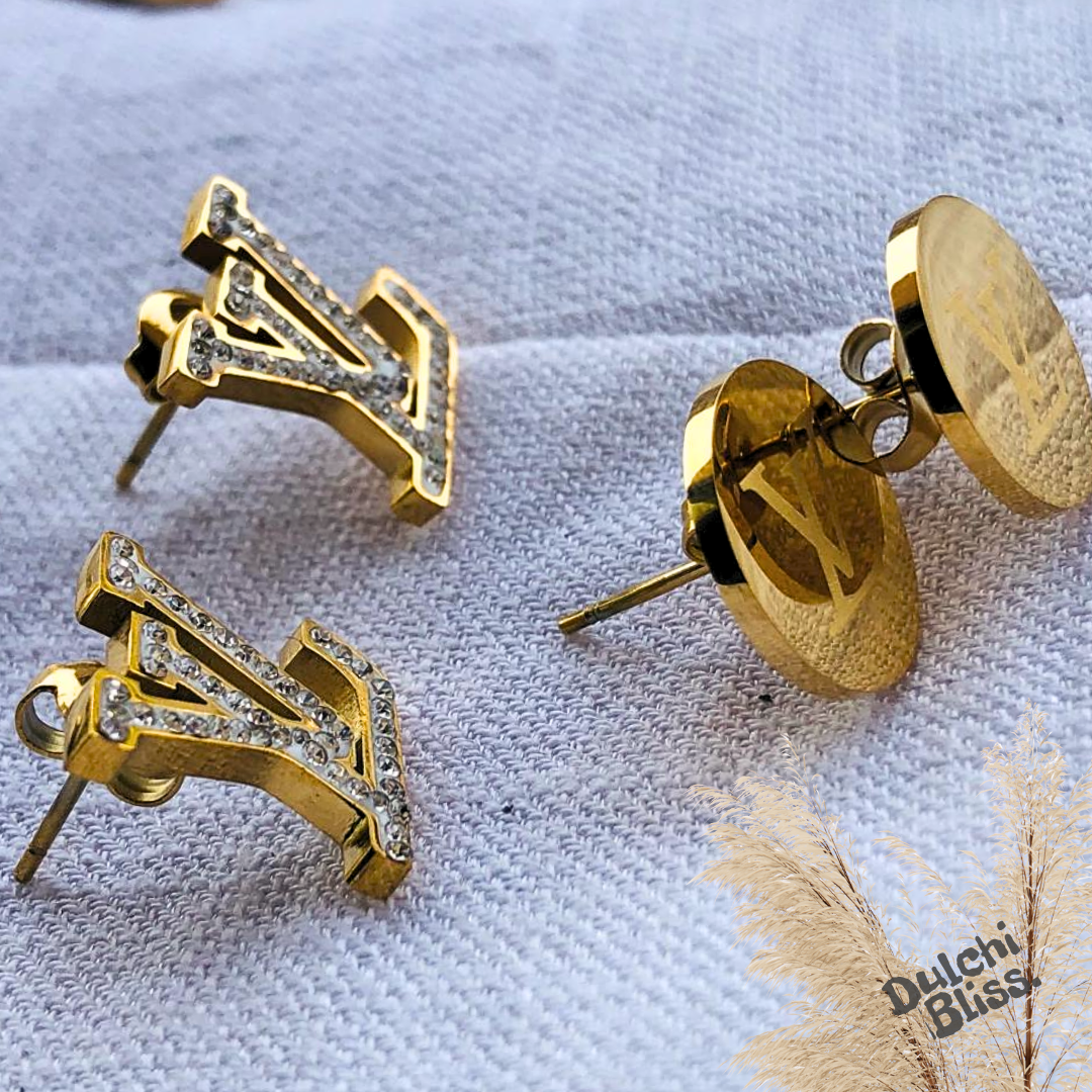 Louis Vuitton-Inspired Jewelry Set Bundle